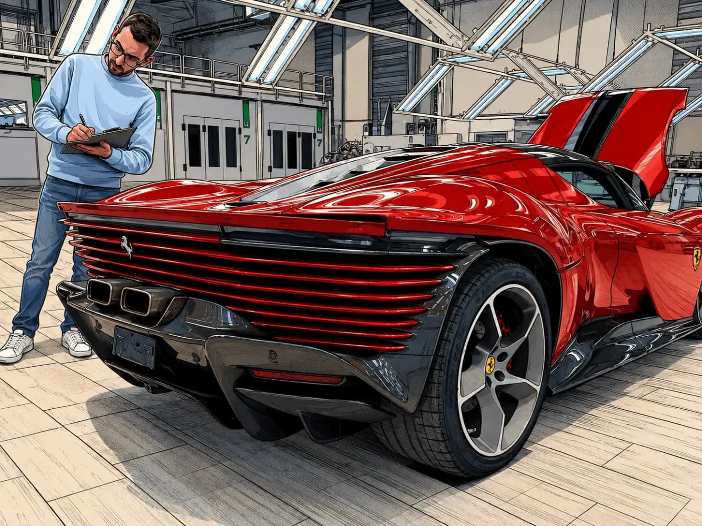 Expertise d'une Ferrari Daytona SP3